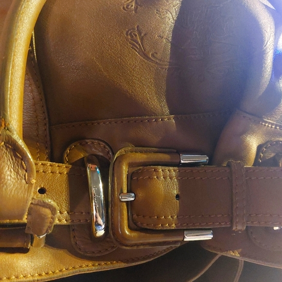 Burberry Prorsum Beaton Easton Runway Tan Shoulder Bag - Picture 3 of 11